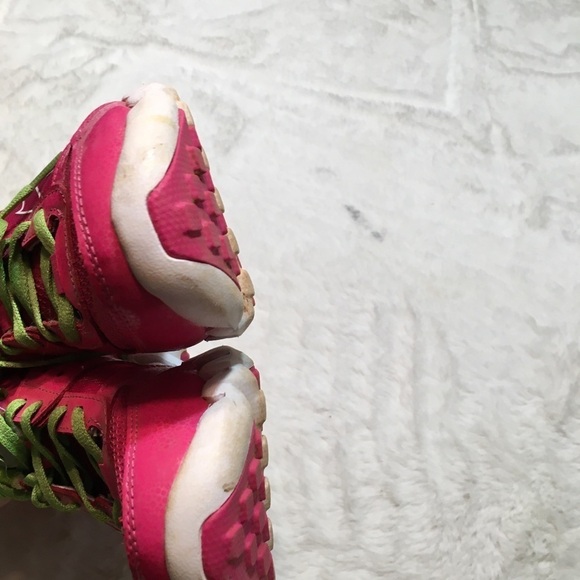 Reebok Zig Tech Shark pink/green sneakers size 6.5 - Picture 3 of 10